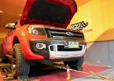 2014 Ford Ranger T6 on dyno