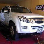 Isuzu Dmax 2012 2.5L on dyno