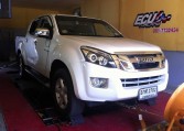 Isuzu Dmax 2012 2.5L on dyno