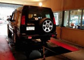 Land Rover during an ECU Remapping at RPT Thailand