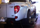 Mitsubishi Triton 2.5L on dyno at RPT Thailand