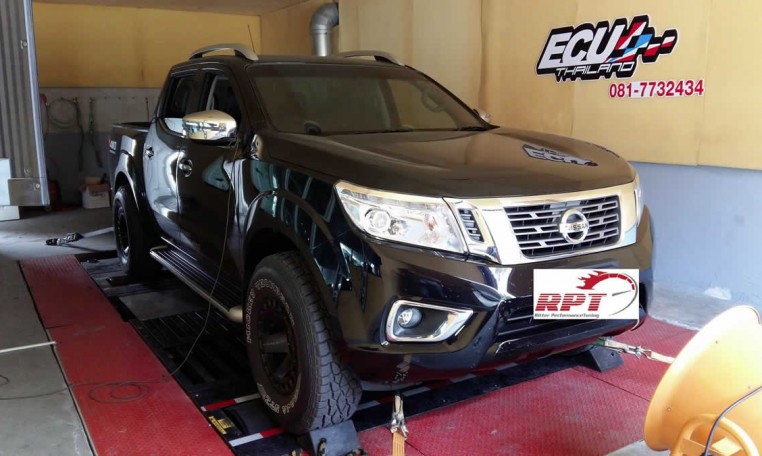 Nissan Navara NP 300 2014 on dyno