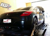 Peogeot RCZ 2013 on dyno at RPT Thailand for ECU Remapping