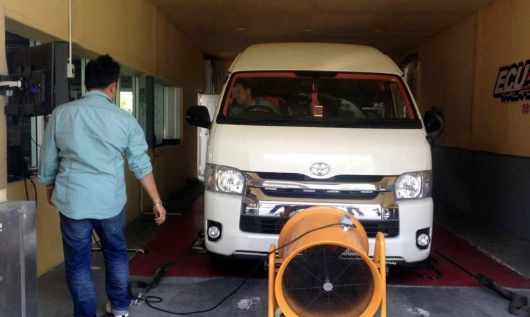 Toyota Commuter d4d 3L on dyno