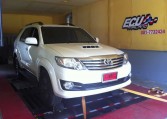 2015 Toyota Fortuner on dyno