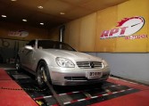 Mercedes SLK230 R170 on dyno ready for ecu remapping