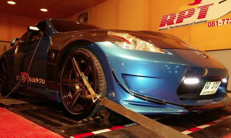 2010 Nissan 370Z Fairlady ECU Remapped at Ritter Performance Tuning Thailand