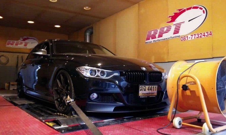 2013 BMW 320d F30 at Ritter Performance Tuning Thailand for an ECU Remap