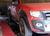 Ford Ranger 2013 T6 on dyno for ECU Remapping at Ritter Performance Tuning Thailand