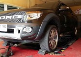 2014 Ford Ranger T6 on dyno for ecu upgrade