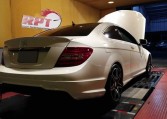 2014 Mercedes c180 W204 on dyno ready for ECU Remapping at Ritter Performance Tuning Thailand