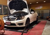 2014 Mercedes c180 on dyno for ECU Remapping at Ritter Performance Tuning Thailand