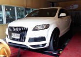 2011 Audi Q7 on dyno at Ritter Performance tuning Thailand