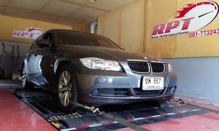 2006 BMW 320I E90 at Ritter Performance Tuning Thailand for ECU Remapping