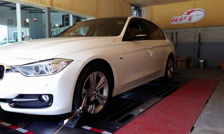 BMW 320d f30 2014 on dyno