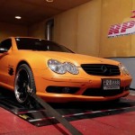 2005 Mercedes SL55 AMG at Ritter Performance Tuning Thailand for ECU Remapping