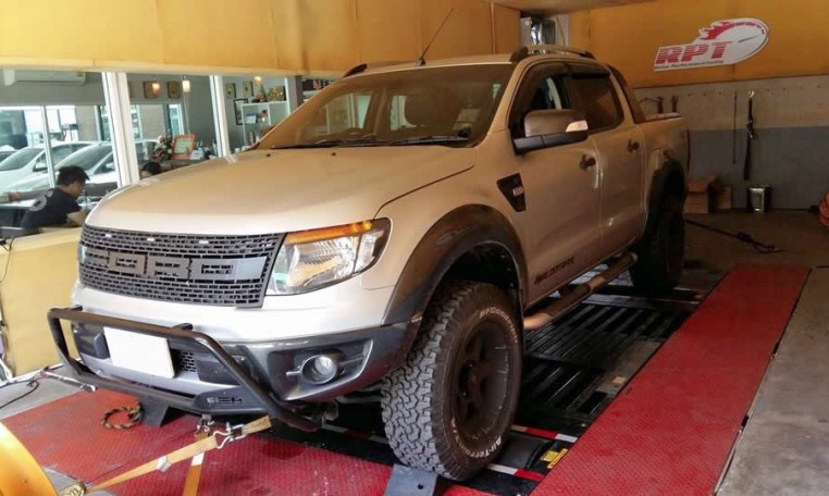 T6 Ford Ranger 2014 on dyno