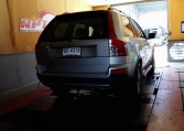 Rear view 2007 Volvo XC90 on dyno