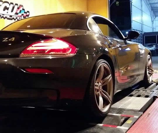 BMW Z4 E89 on rolling road dyno