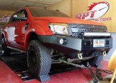 T6 Ford Ranger 2010 on dyno for ECU Remapping