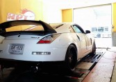 Nissan 350Z supercharger on tuning ramp after Remapping